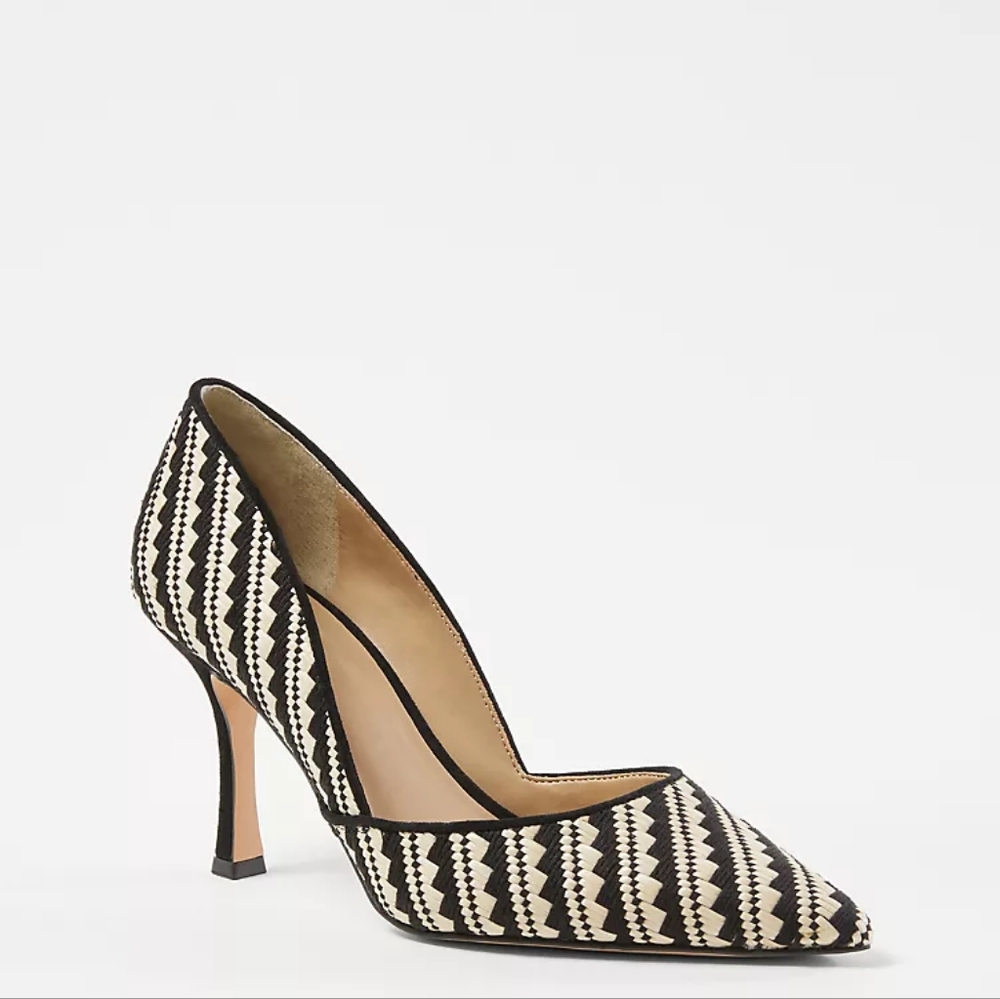 NWT stunning Azra Woven Straw Pump